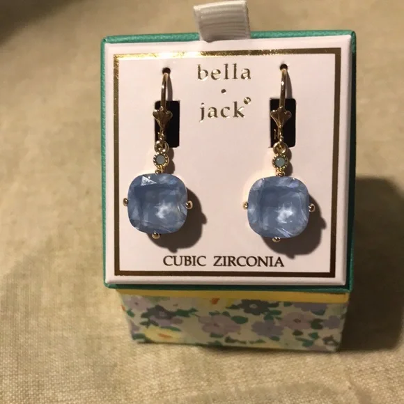 Bella jack cubic zirconia earrings top